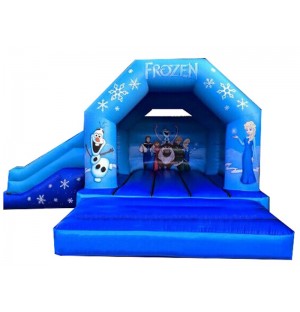 Frozen Bouncy Castle With Slide