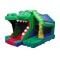 Croco Front Slide Bouncy Castle Croco Front Slide Bouncy Castle