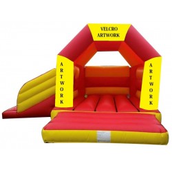 Velcro Arched Roof Castle Slide Combo