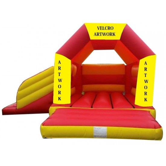 Velcro Arched Roof Castle Slide Combo Velcro Arched Roof Castle Slide Combo