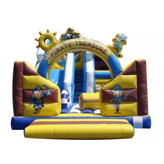 Pirate Inflatable Bouncy Castle Slide Pirate Inflatable Bouncy Castle Slide