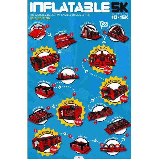 Inflatable Obstacle Course 5k Inflatable Obstacle Course 5k