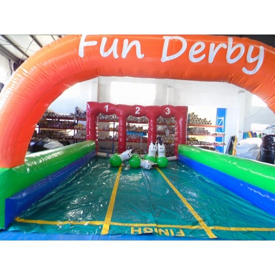 Inflatable Derby 3 Lane Inflatable Derby 3 Lane