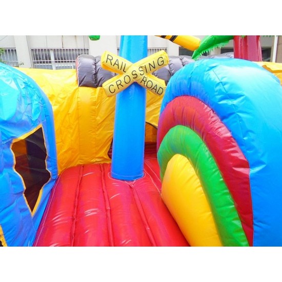 Fun Train Station Junior Bounce House Fun Train Station Junior Bounce House